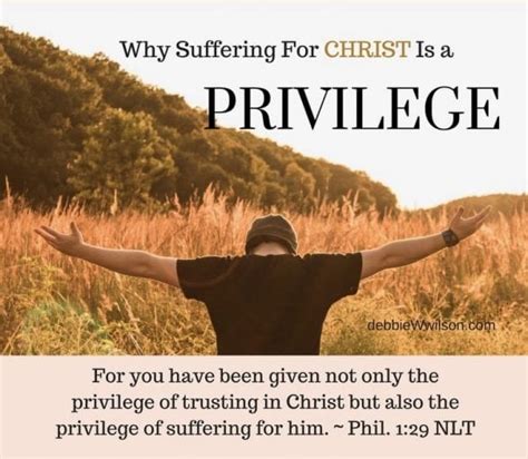 Suffer to Earn the Privilege .